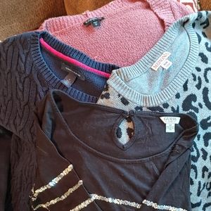 4 beautiful ladies  sweaters